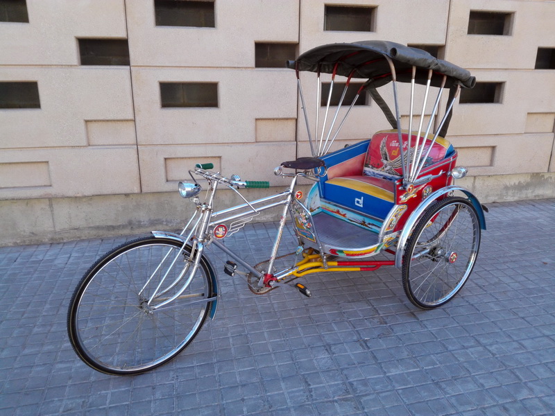 0118 rickshaw bicicleta taxi 1plz asia tailandia inox loneta 95-160x255x74-98 _175eu._ 1u